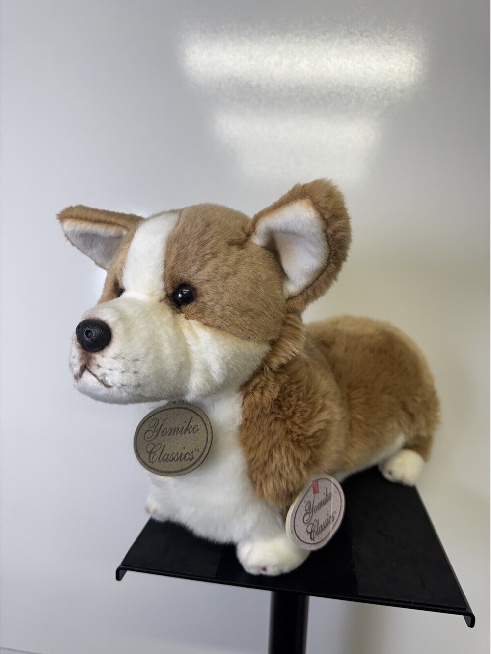 Vintage Russ Berrie Yomiko Classics Corgi Plush Dog 13" Stuffed Animal NWT